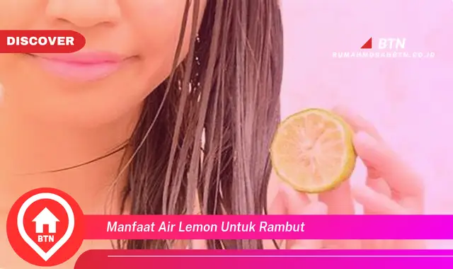 manfaat air lemon untuk rambut