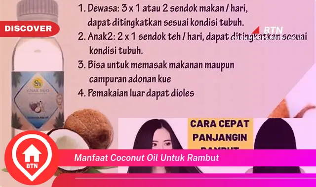 manfaat coconut oil untuk rambut