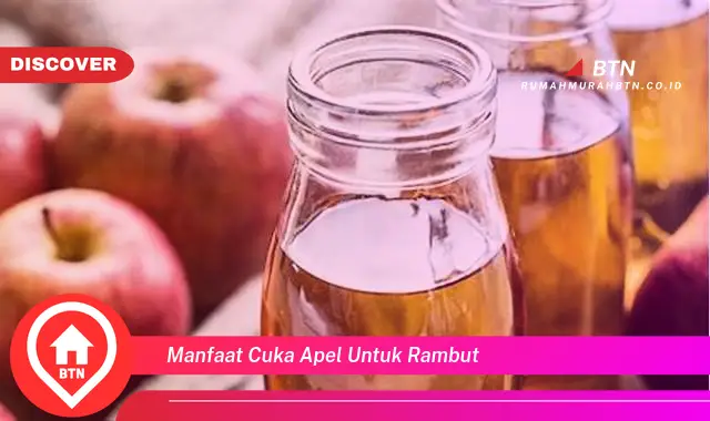 manfaat cuka apel untuk rambut