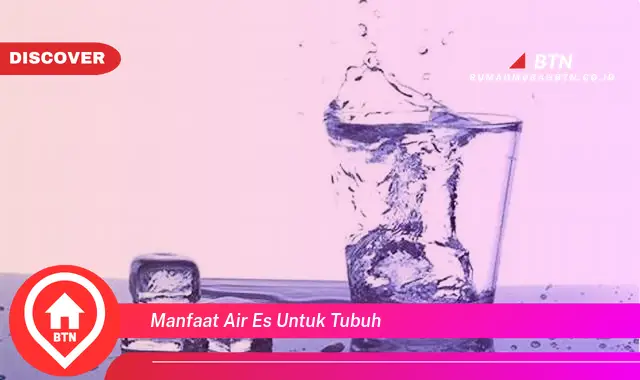 manfaat air es untuk tubuh