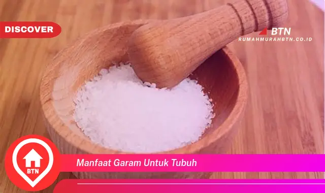 manfaat garam untuk tubuh