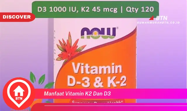 manfaat vitamin k2 dan d3