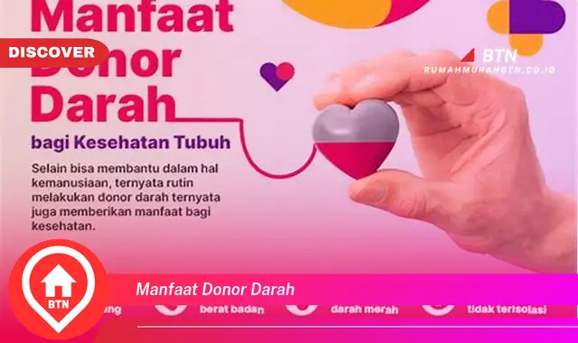 manfaat donor darah