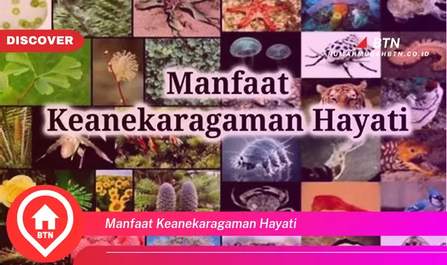 manfaat keanekaragaman hayati