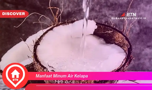 manfaat minum air kelapa